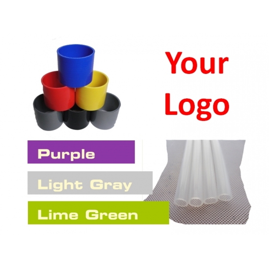 Colored Silicone Hose Printing Your Brand Private Labeling